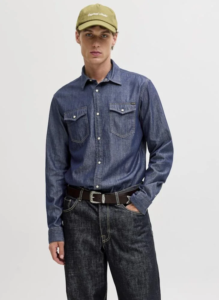 JACK & JONES Casual Denim Regular Fit Shirt